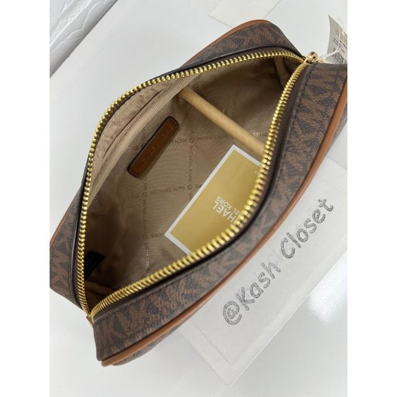 Michael Kors MK Giftables MD Makeup/Pencil Case - Brown - Picture 4 of 6